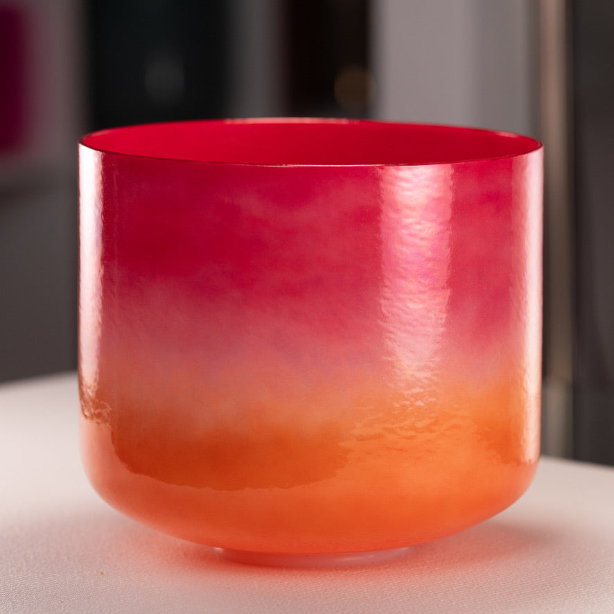 11" D#+40 Harmonic Sunrise Crystal Singing Bowl