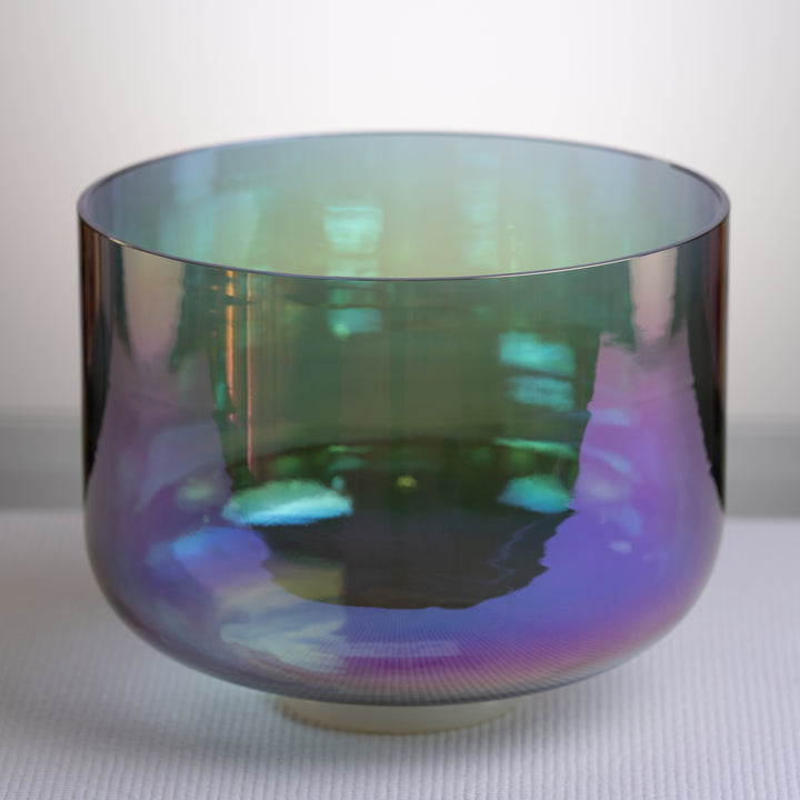 11" G+49 Aurora Sky Crystal Singing Bowl