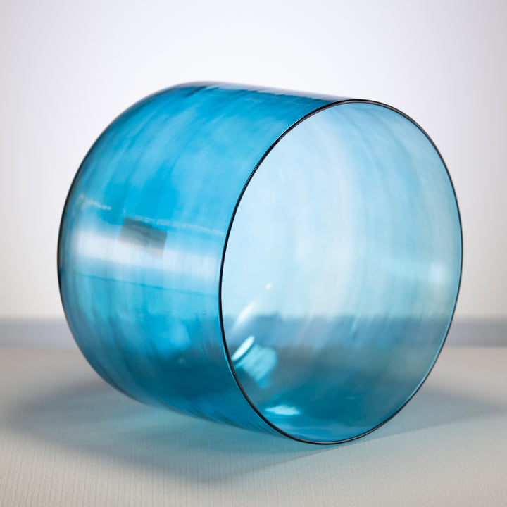 11.75" B+38 Caribbean Blue Crystal Singing Bowl