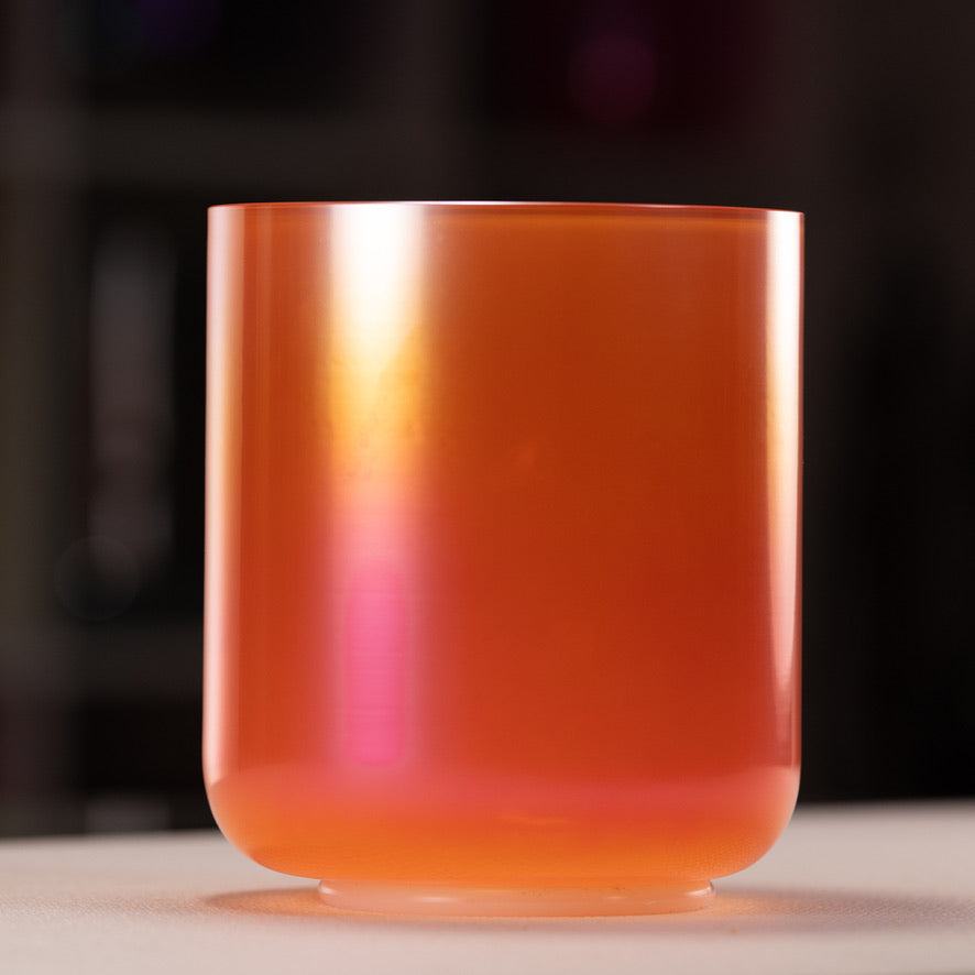 7" D#+3 Sunset Serenade Crystal Singing Bowl, Perfect Pitch