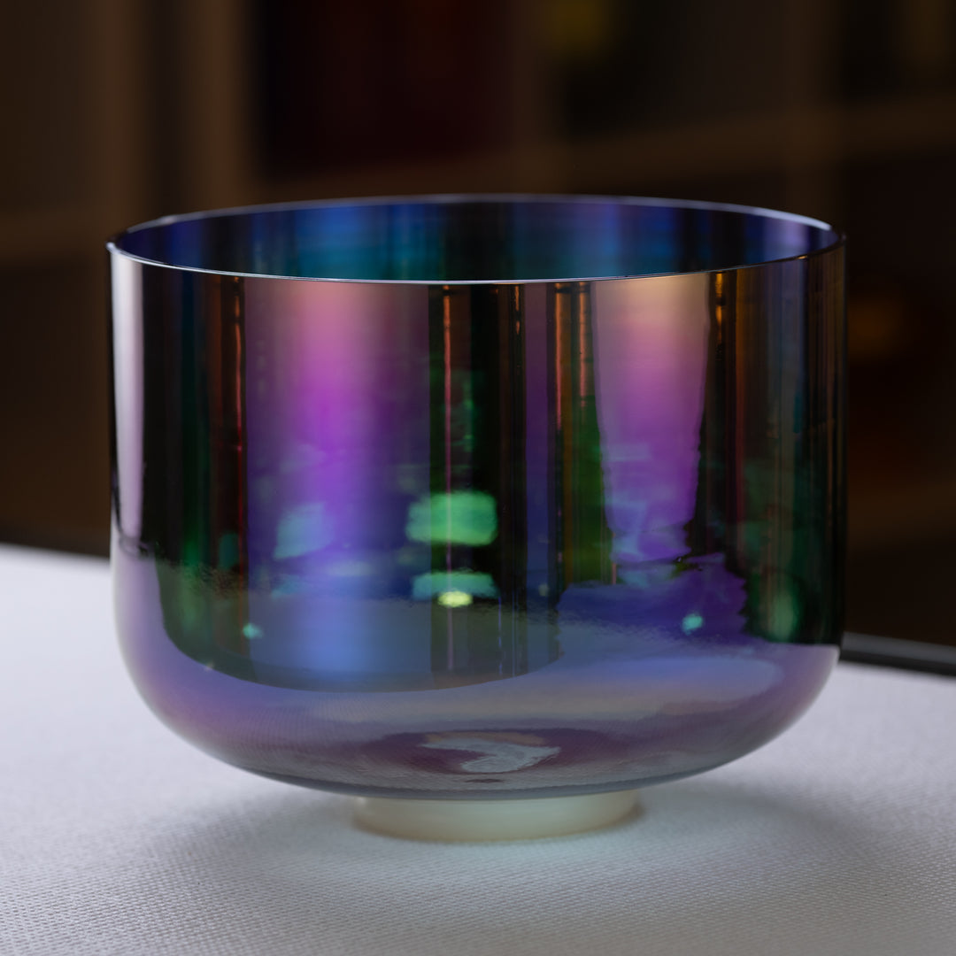 11" G+49 Aurora Sky Crystal Singing Bowl