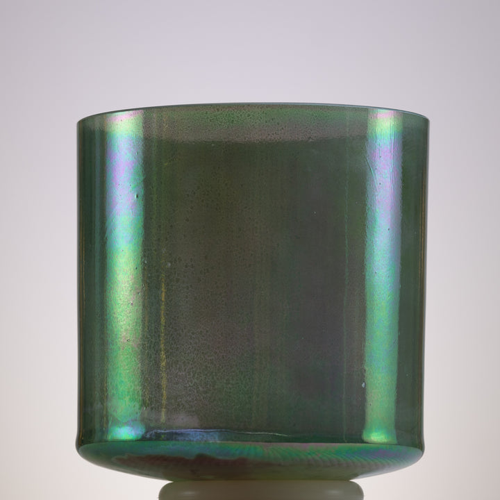 7" D-40 Malachite Platinum Crystal Singing Bowl, Crystal Tones™