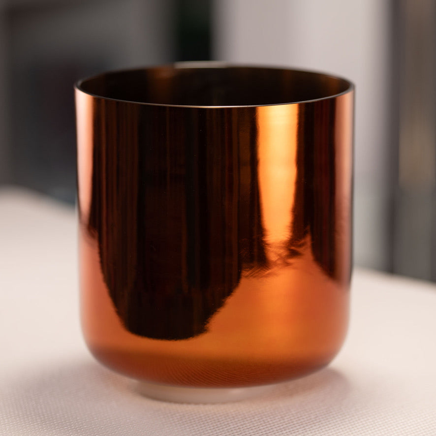 8" B+8 Solara Crystal Singing Bowl, Perfect Pitch