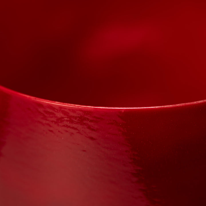 12" G#+7 Crimson Dawn Crystal Singing Bowl, Perfect Pitch