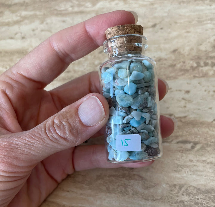 Larimar Chip Bottle
