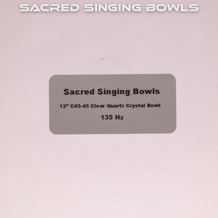 Crystal Singing Bowls for Sound Healing from Bowls of Sound