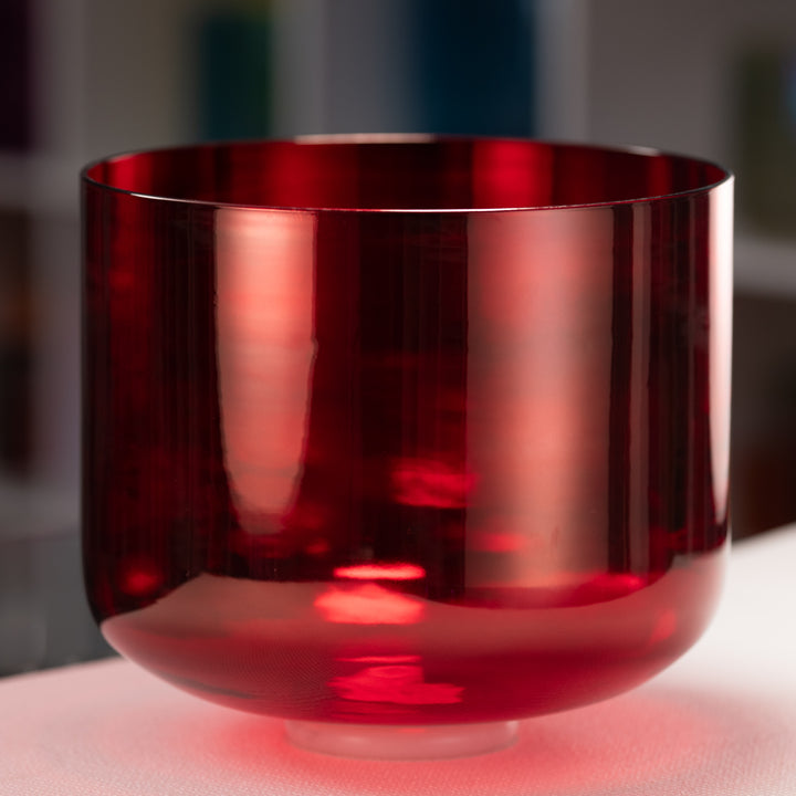 12" C#+27 Ruby Ray Crystal Singing Bowl