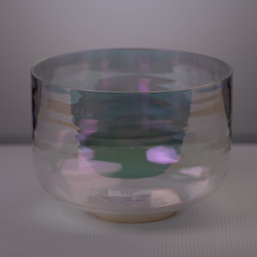 9.5" D-45 Prismatic Crystal Singing Bowl