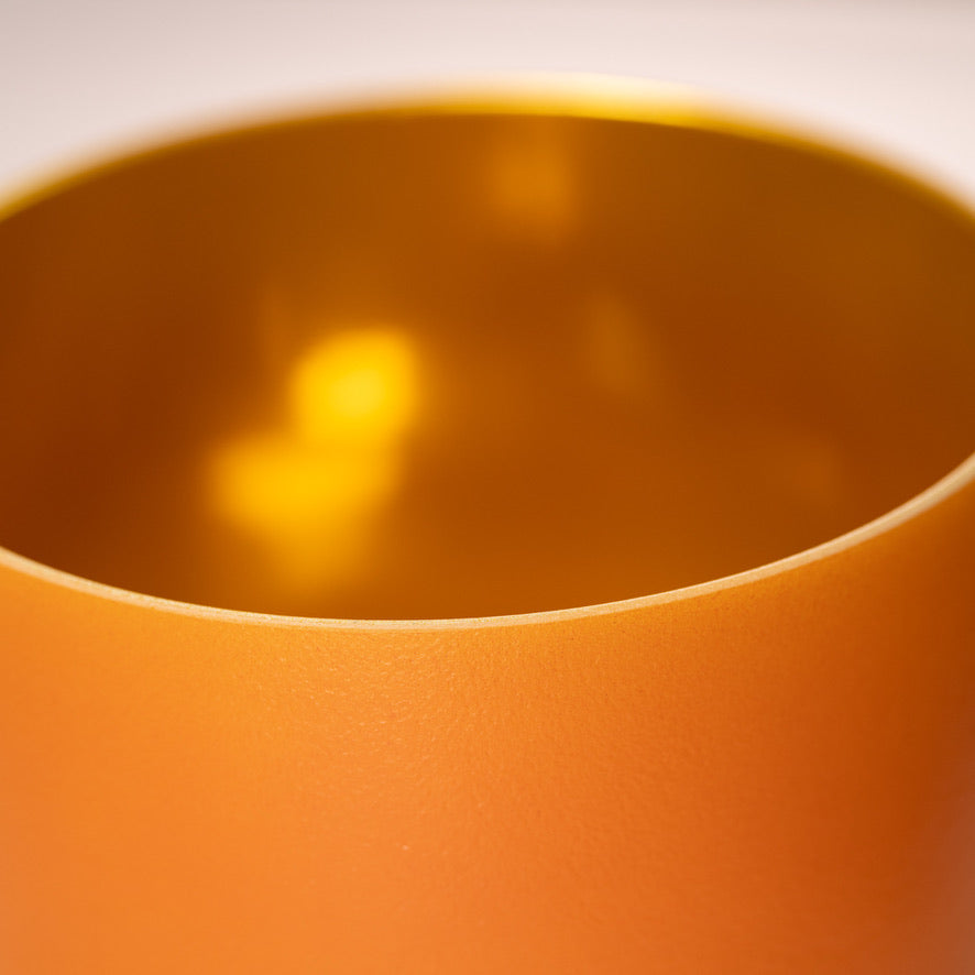 8" D#+6 Frosted Honeycomb Crystal Singing Bowl