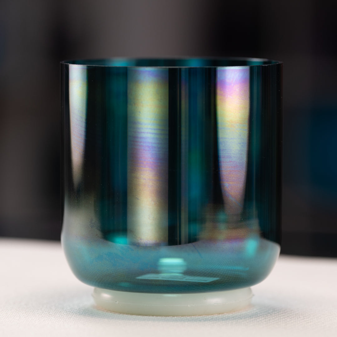 6" F+6 Marine Dream Crystal Singing Bowl, Perfect Pitch