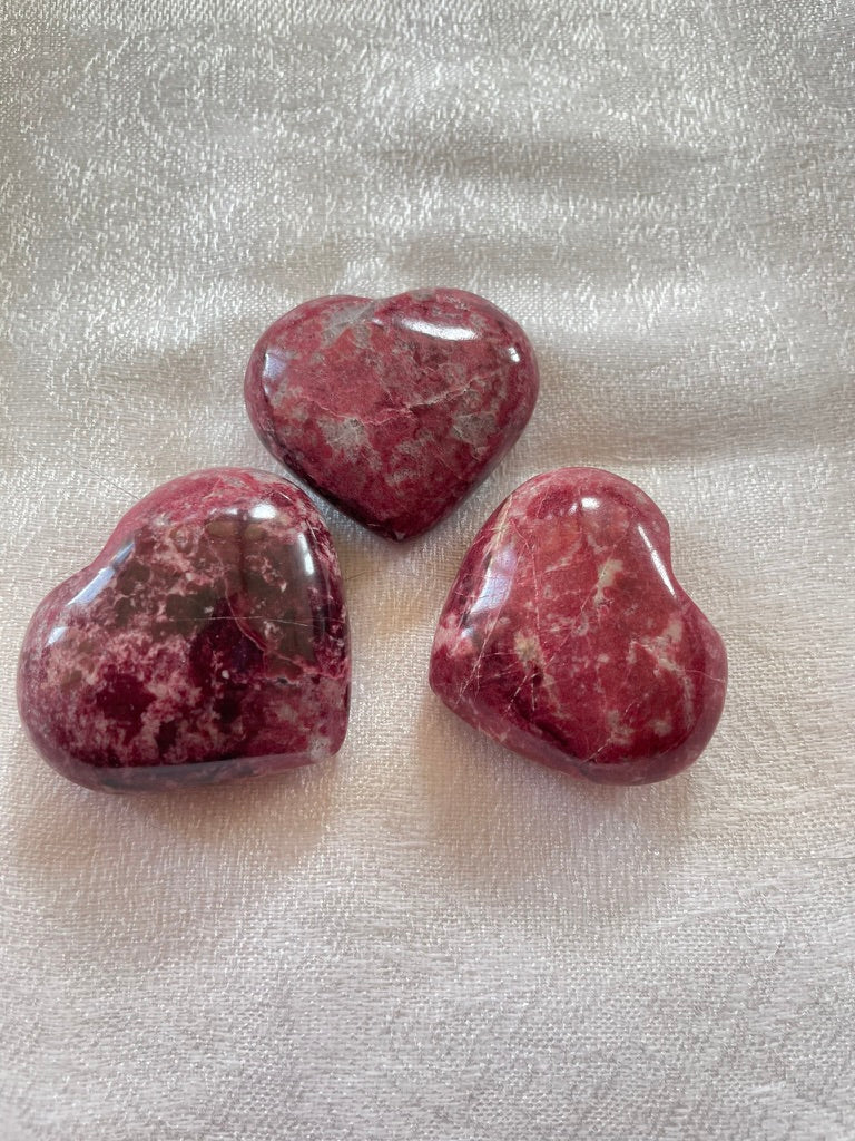 Thulite Hearts