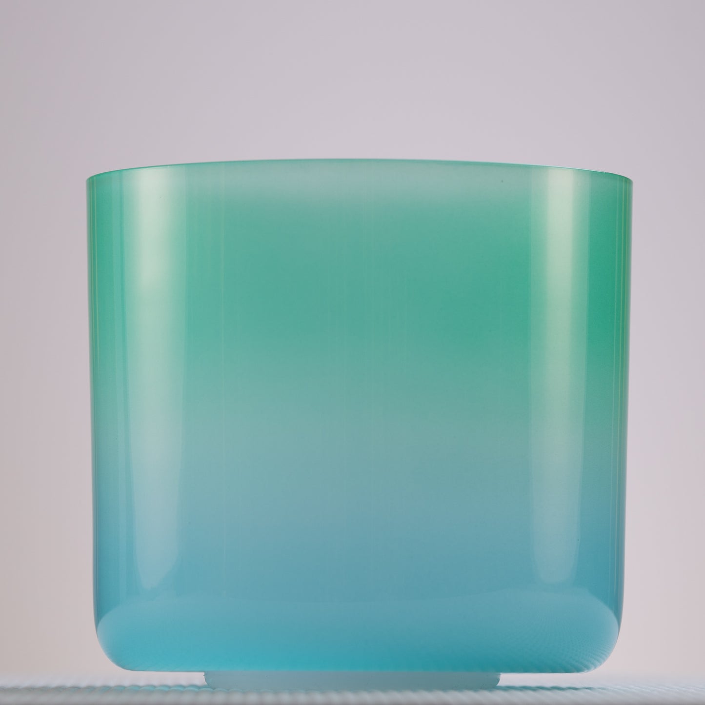 6.75" C#-22 Blue Green Tourmaline Color Crystal Singing Bowl, Sacred Singing Bowls