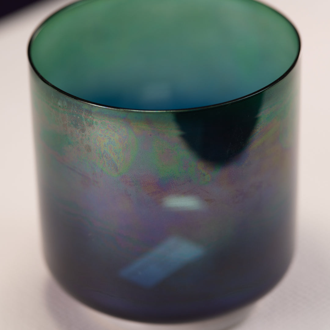 6" E-8 Sacred Earth Crystal Singing Bowl, Perfect Pitch