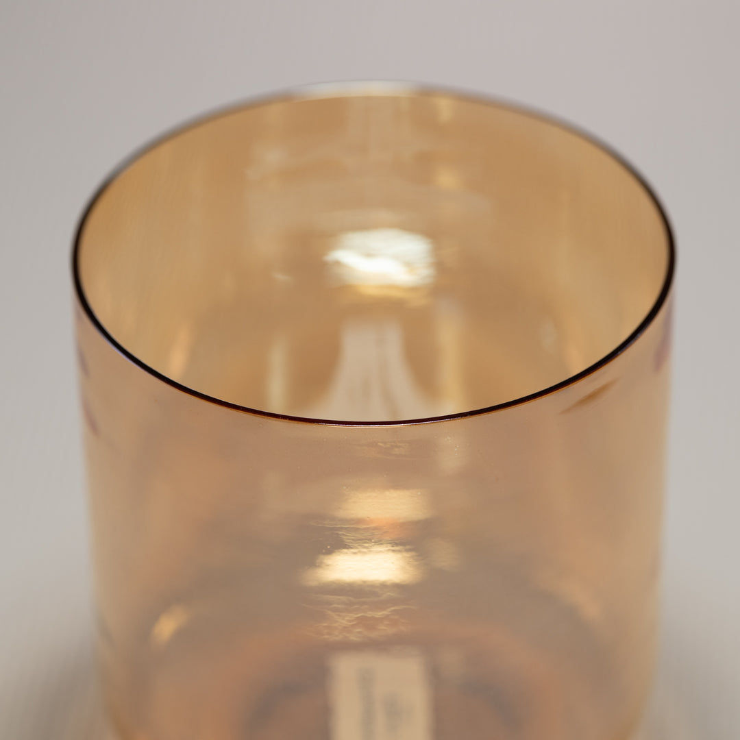 6" D#+38 Morning Sun Crystal Singing Bowl
