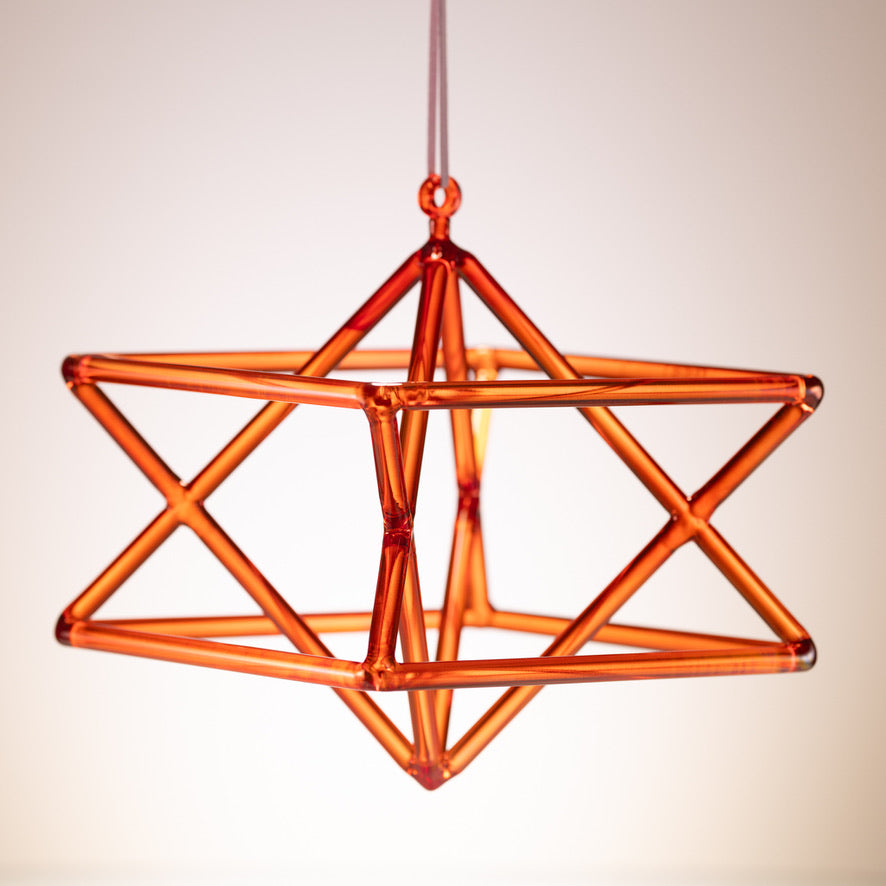 9.5" Setting Sun Crystal Singing Temple Star