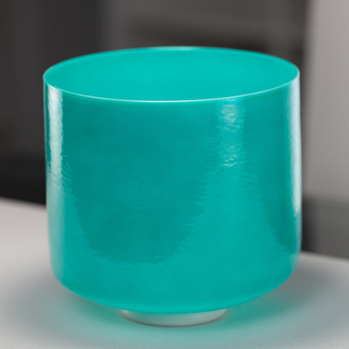 10" F+33 Turquoise Tide Crystal Singing Bowl
