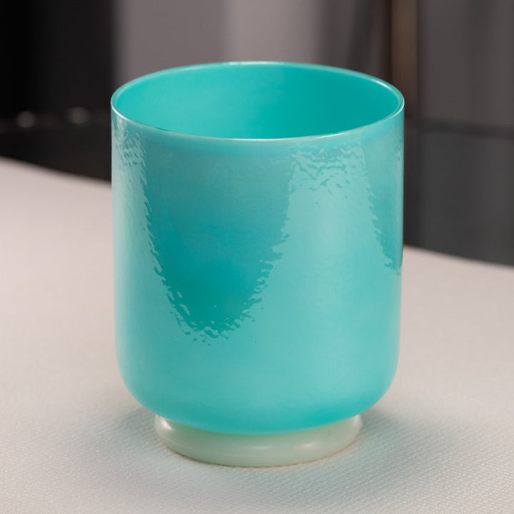 6" A-39 Turquoise Tide Crystal Singing Bowl