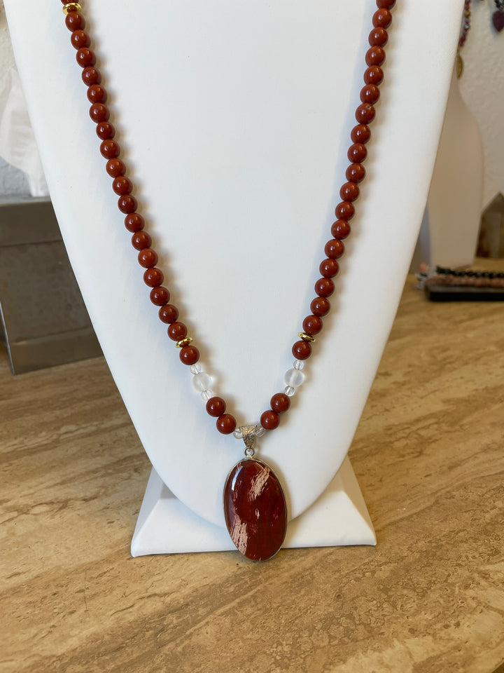 Red Jasper Mala