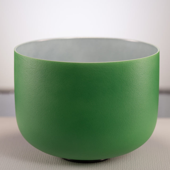 12" G+3 Frosted Sacred Sage Crystal Singing Bowl