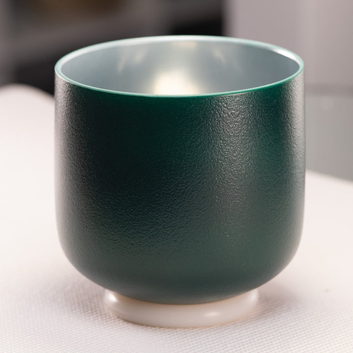 7" A+2 Frosted Marine Dream Crystal Singing Bowl