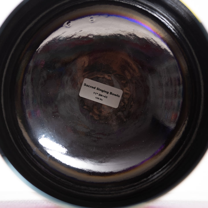 11" D#+43 Celestial Rainbow Crystal Singing Bowl