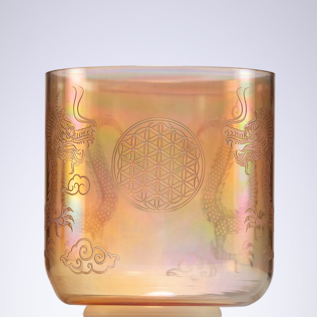 7" G+49 Sacred Fire Dragon Singing Bowl