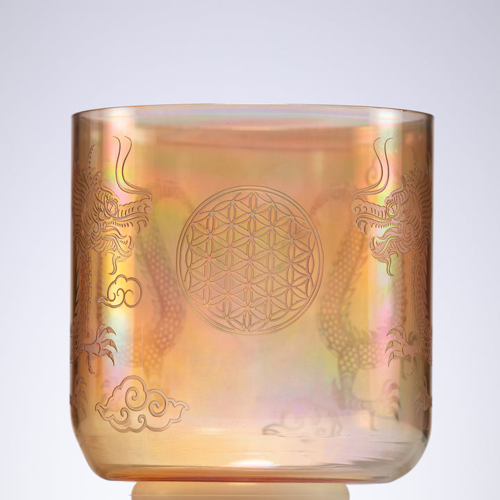 7" G+49 Sacred Fire Dragon Singing Bowl