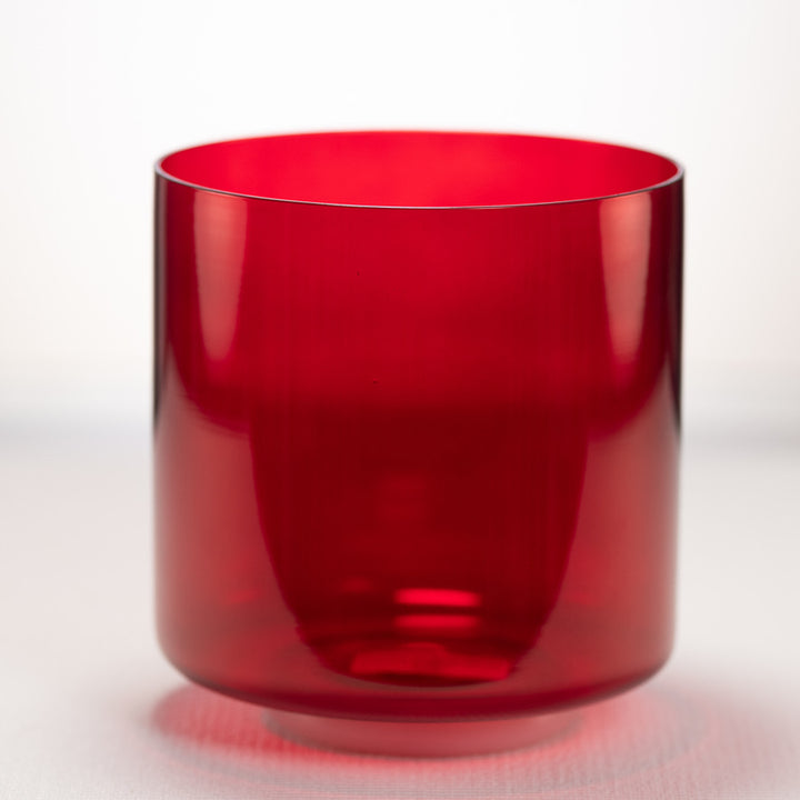 7" C#-1 Ruby Ray Crystal Singing Bowl, Perfect Pitch