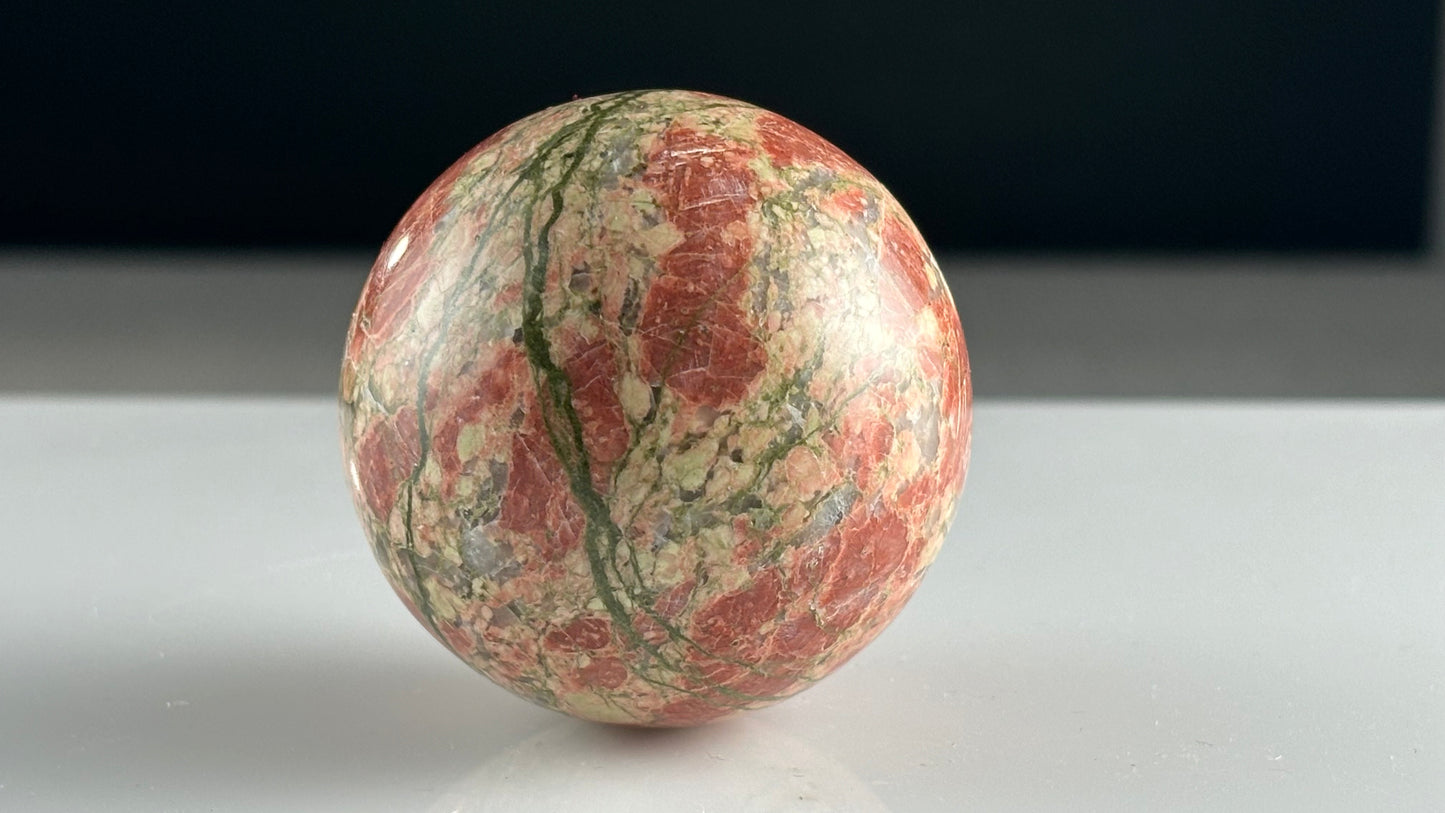 Unakite Jasper Sphere