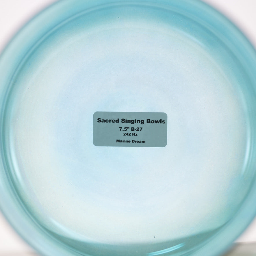 7.5" B-27 Marine Dream Crystal Singing Bowl