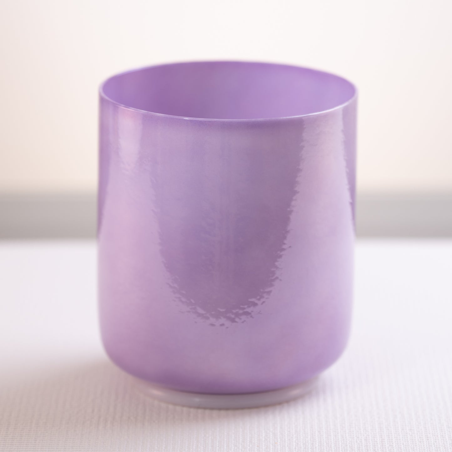 6.5" D#+24 Lilac Blossom Crystal Singing Bowl, Pearlescent, Sacred Singing Bowls