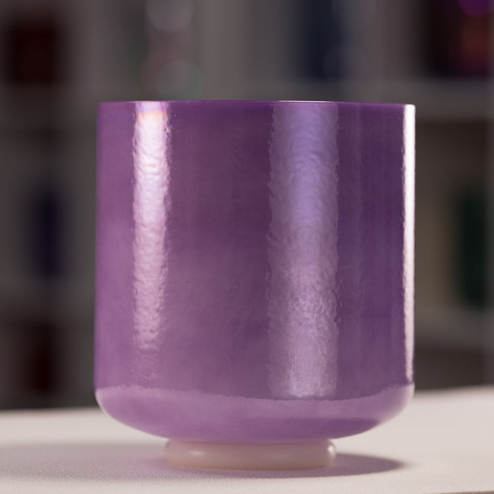 8" E-27 Lilac Blossom Crystal Singing Bowl