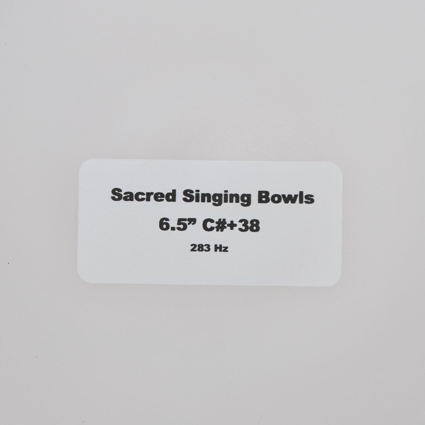 6.5" C#+38 White Light Quartz Crystal Singing Bowl, Sacred Singing Bowls