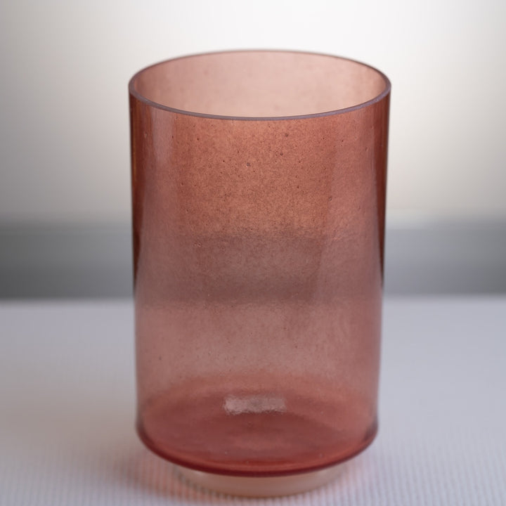 7" G#-25 Rose Quartz Crystal Singing Bowl Tall, Crystal Tones™