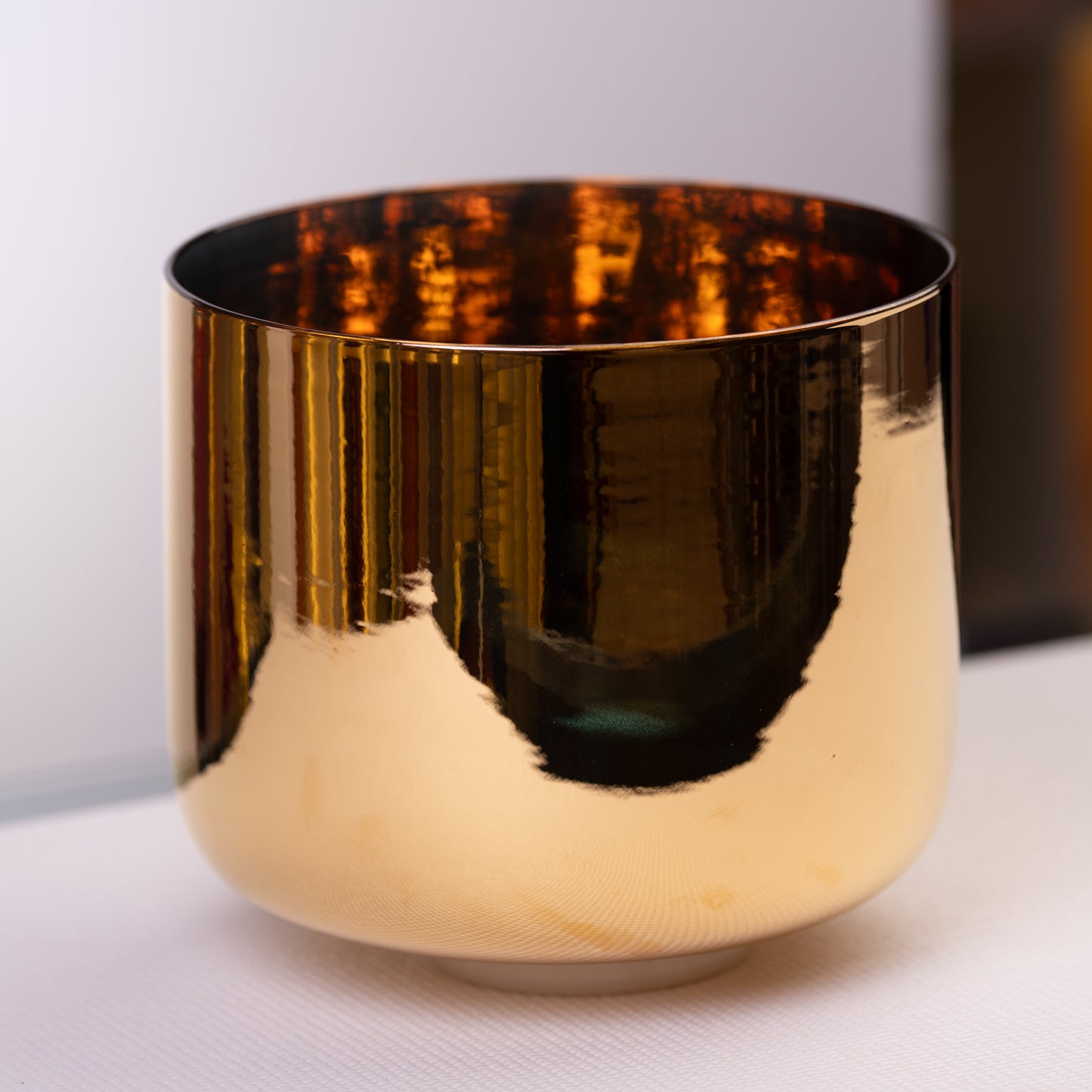 10" E-20 24k Gold Crystal Singing Bowl