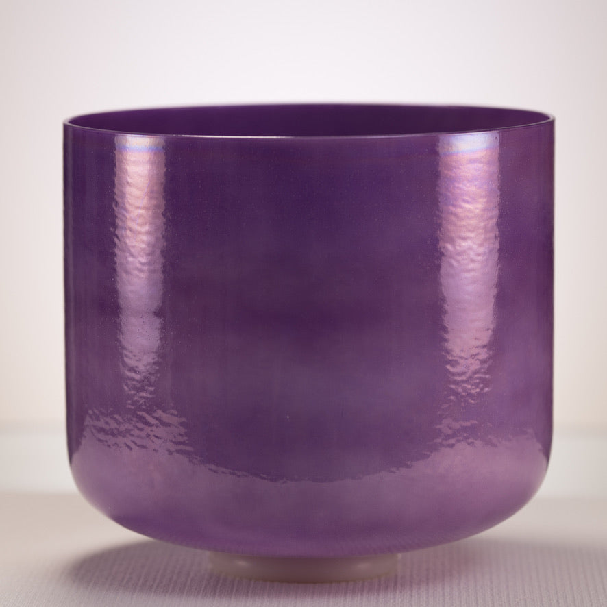 11" D-27 Lilac Blossom Crystal Singing Bowl