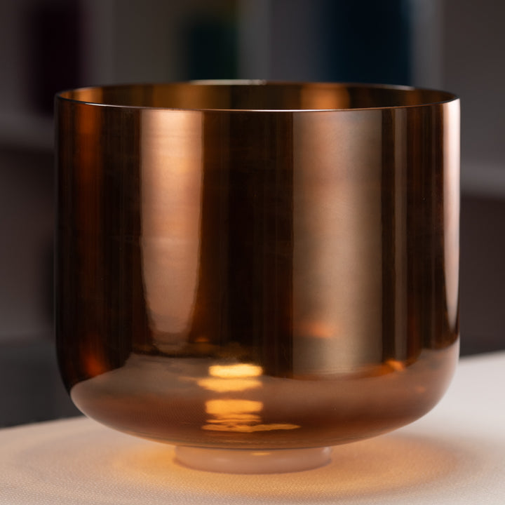 11" D#+38 Sacred Ground Crystal Singing Bowl