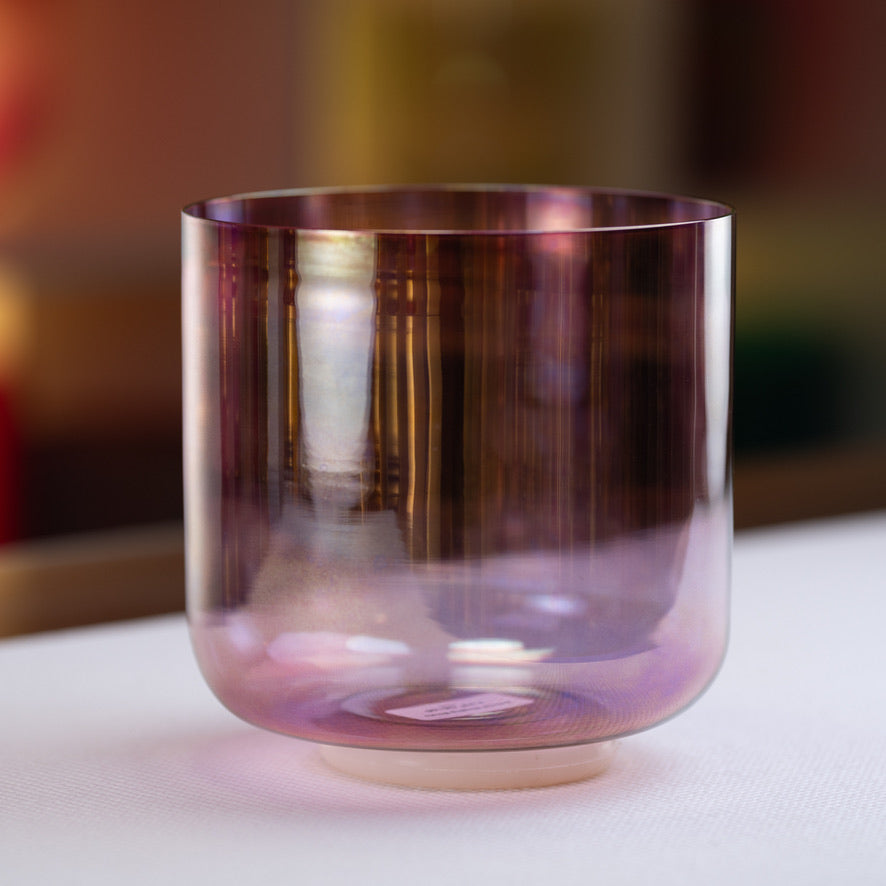 7.75" G#+46 Solar Violet Crystal Singing Bowl