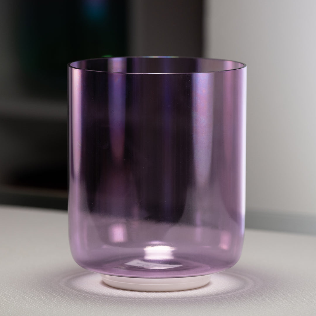 6.75" E+26 Lilac Blossom Crystal Singing Bowl