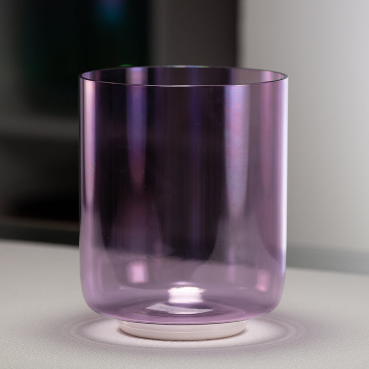 6.75" E+26 Lilac Blossom Crystal Singing Bowl