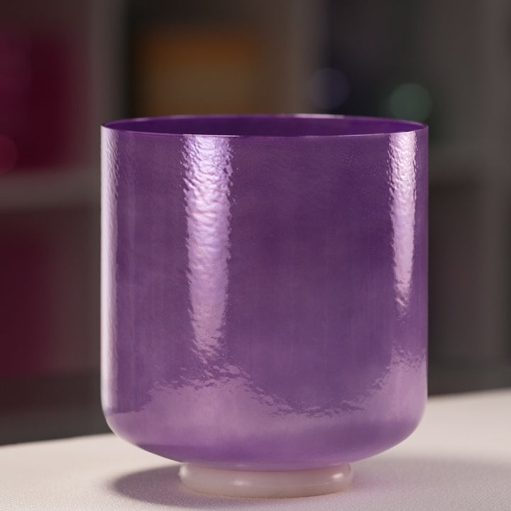 8" B-45 Lilac Blossom Crystal Singing Bowl