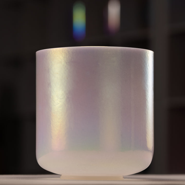 8" D-42 Majestic Moon Crystal Singing Bowl