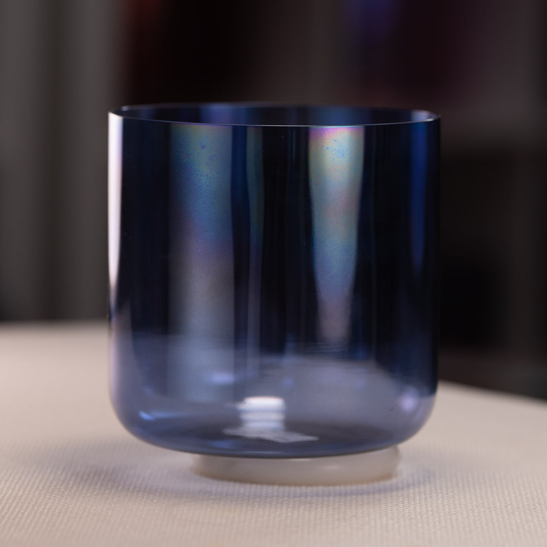6.75" D-46 Indigo Child Crystal Singing Bowl