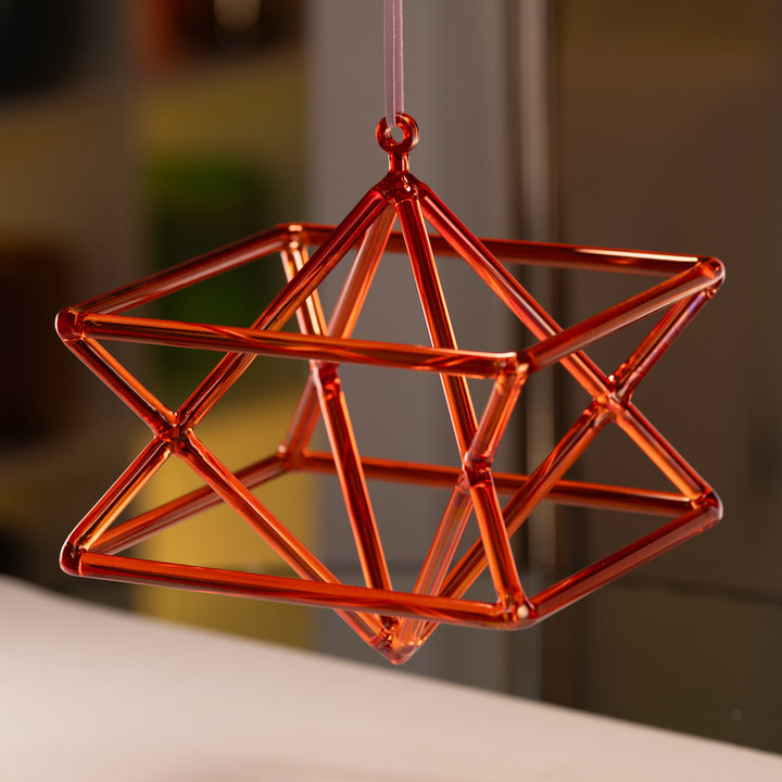 9.5" Setting Sun Crystal Singing Temple Star