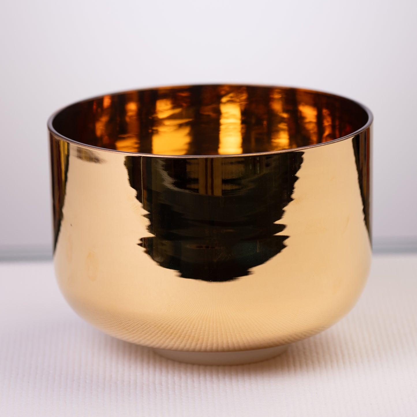 9.75" C+40 24k Gold Crystal Singing Bowl, Sacred Singing Bowls