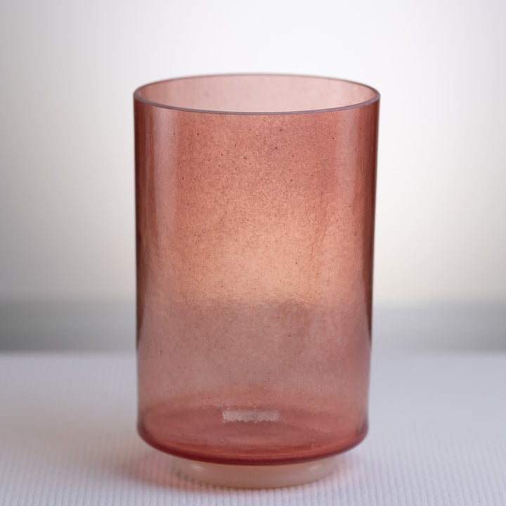 7" G#-25 Rose Quartz Crystal Singing Bowl Tall, Crystal Tones™