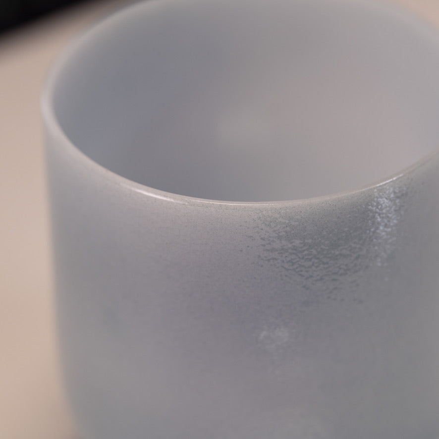 6" B+18 Indigo Child Celestial Frosted Singing Bowl