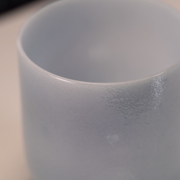 6" B+18 Indigo Child Celestial Frosted Singing Bowl