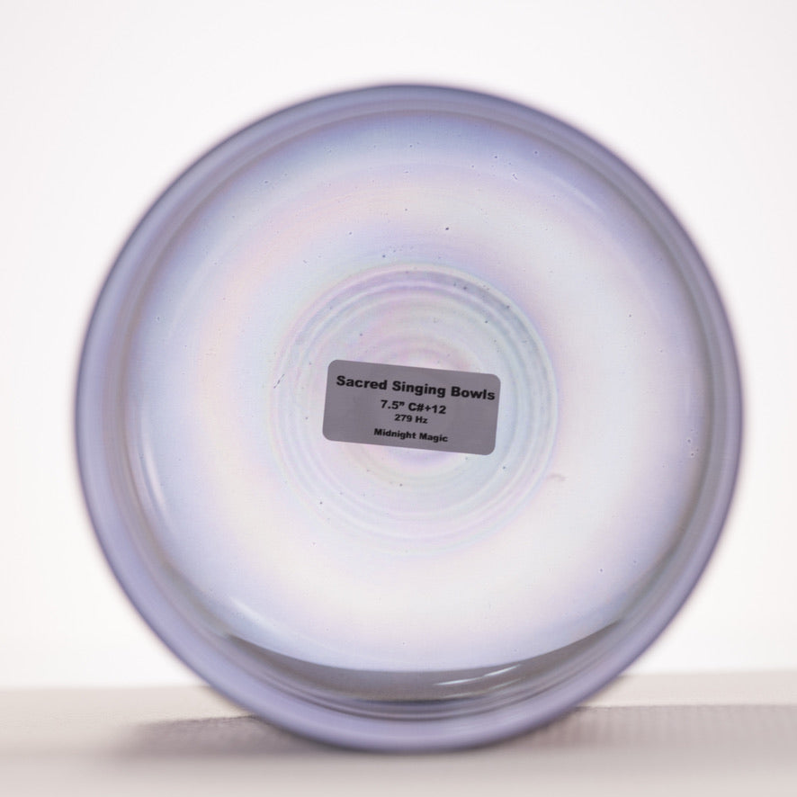 7.5" C#+12 Midnight Magic Crystal Singing Bowl