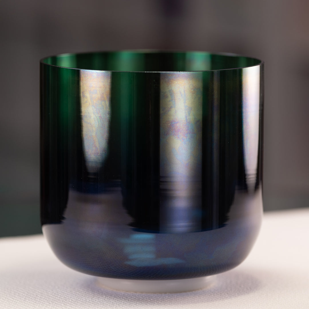 8" C#+8 Sacred Earth Crystal Singing Bowl, Perfect Pitch